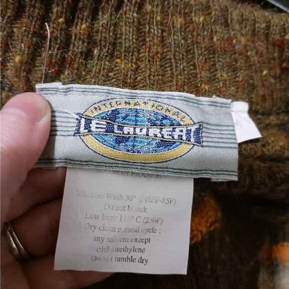 La Laureat International French Vintage Wool Blend Sweater - Picture 10 of 10